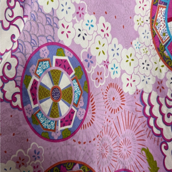 Nick & Nora Asian Dragon Silk Nightgown Nightie Slip Dress Plus Size XXL Cozy - Picture 4 of 12